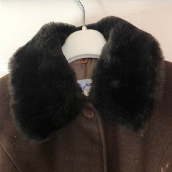 Jacadi Classic Wool Coat with Fur Trim - Picture 2 of 7